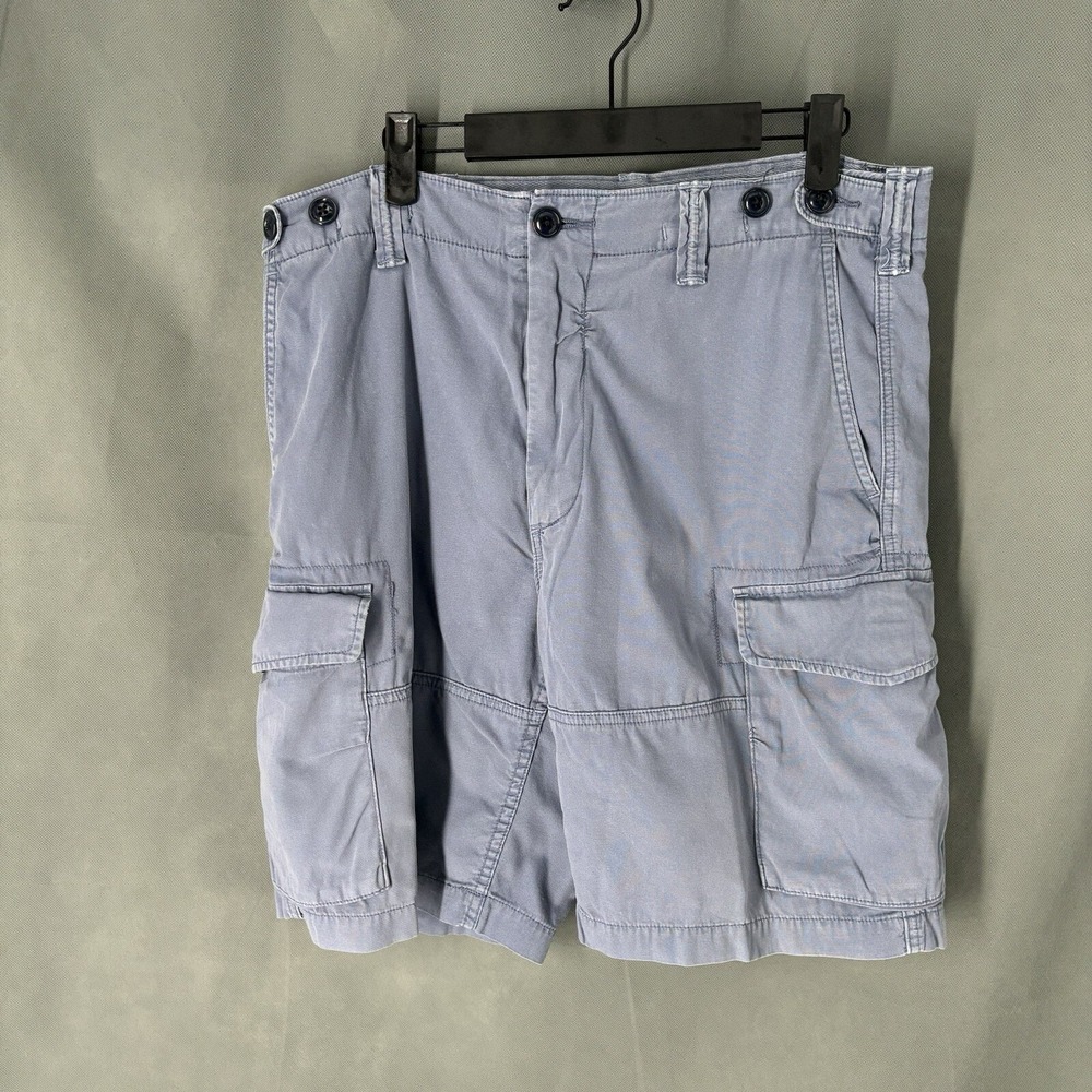 Polo Ralph Lauren Shorts Men's Size 32 Blue Chino Casual Vintage Cargo Pockets